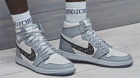 jordan grise dior|x dior jordan 1.